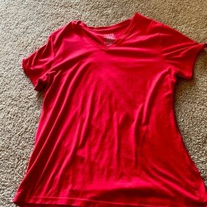 Red T-Shirt Time and Tru brand size Large